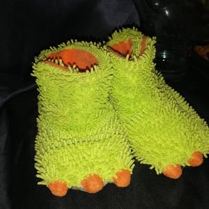 Monster child's booties slippers